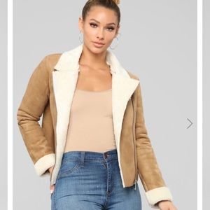 NWT Fashion Nova Penelope Aviator Jacket